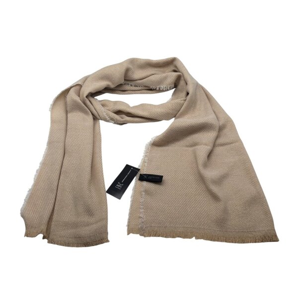 Inc International Concepts Two-Tone Shine Scarf / Wrap, Sand - Picture 9 of 9